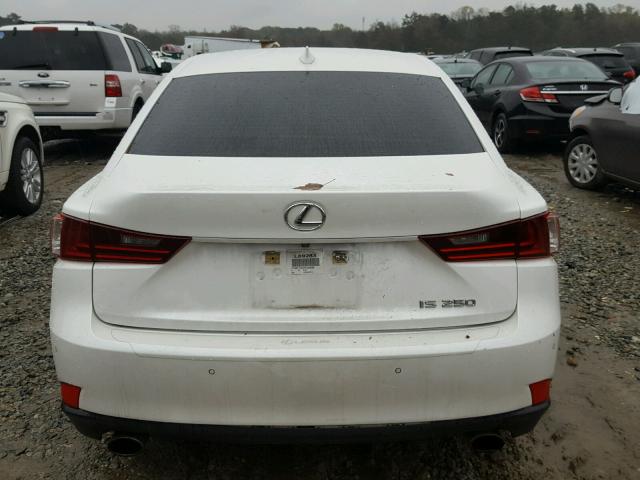 JTHBF1D23E5039294 - 2014 LEXUS IS 250 WHITE photo 9