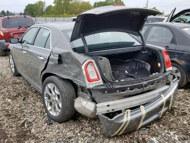 2C3CCASG1HH616726 - 2017 CHRYSLER 300C PLATI GRAY photo 3