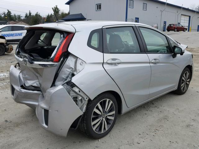 3HGGK5H88FM707225 - 2015 HONDA FIT EX SILVER photo 4