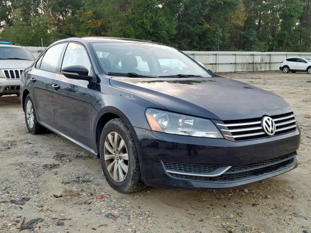 1VWAP7A32CC059701 - 2012 VOLKSWAGEN PASSAT S BLACK photo 1