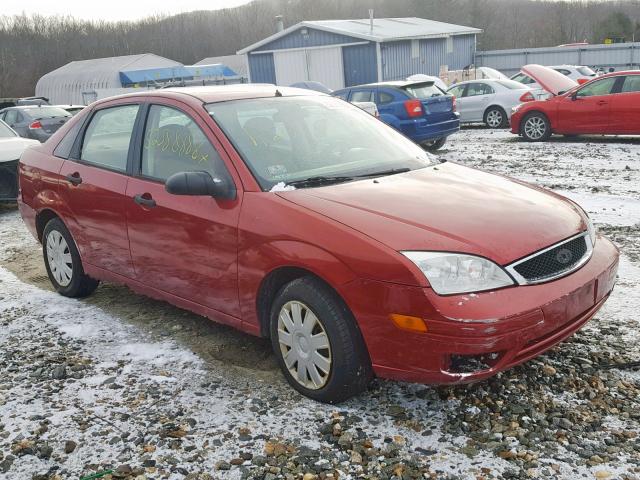 1FAFP34N15W181410 - 2005 FORD FOCUS ZX4 RED photo 1