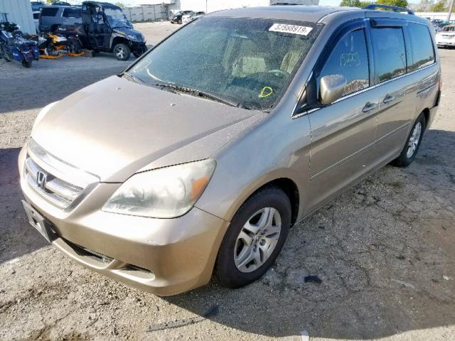 5FNRL38715B026066 - 2005 HONDA ODYSSEY EXL  photo 2