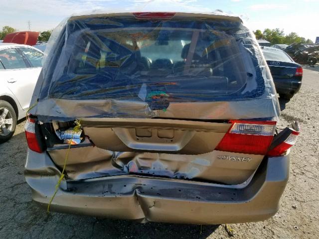 5FNRL38715B026066 - 2005 HONDA ODYSSEY EXL  photo 9