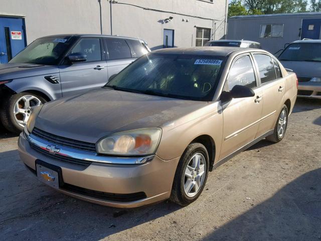 1G1ZT52875F302123 - 2005 CHEVROLET MALIBU LS GOLD photo 2