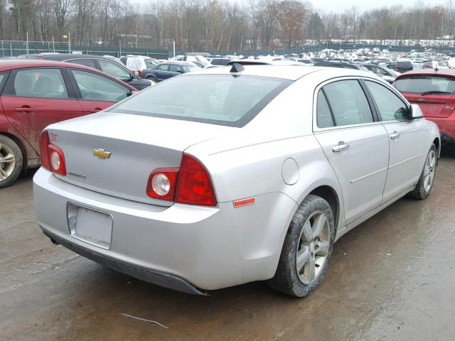 1G1ZD5EUXCF283893 - 2012 CHEVROLET MALIBU 2LT SILVER photo 4