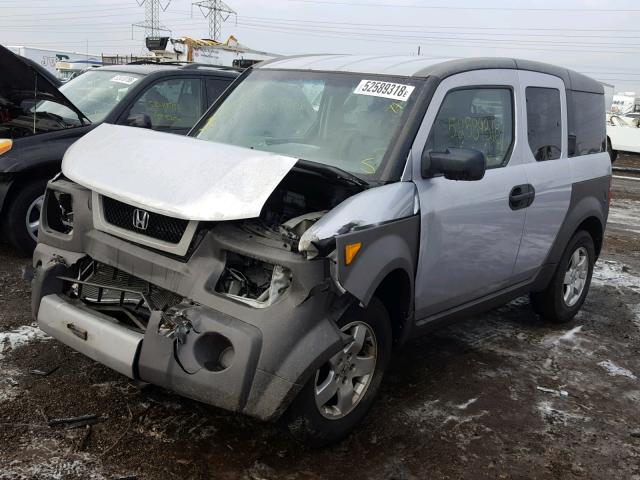 5J6YH18533L002047 - 2003 HONDA ELEMENT EX SILVER photo 2