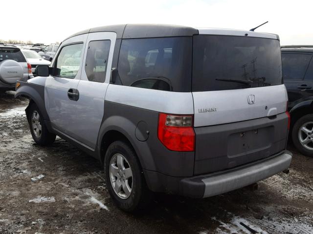 5J6YH18533L002047 - 2003 HONDA ELEMENT EX SILVER photo 3