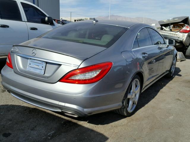 WDDLJ7DB2EA103619 - 2014 MERCEDES-BENZ CLS 550 GRAY photo 4