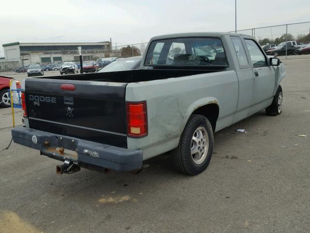 1B7GL23X8TS677705 - 1996 DODGE DAKOTA GRAY photo 4