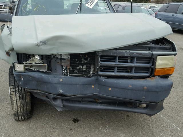 1B7GL23X8TS677705 - 1996 DODGE DAKOTA GRAY photo 9