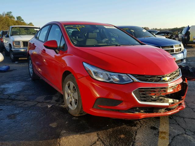 1G1BC5SMXG7261918 - 2016 CHEVROLET CRUZE LS RED photo 1