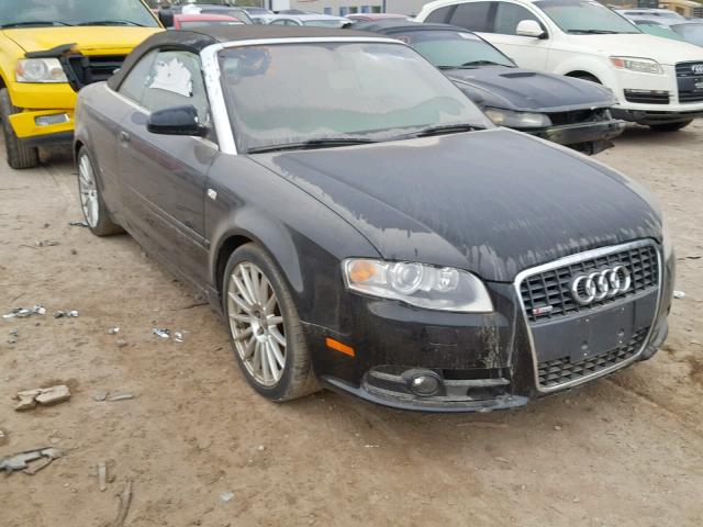 WAUDH48H09K008576 - 2009 AUDI A4 3.2 CAB BLACK photo 1