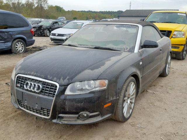 WAUDH48H09K008576 - 2009 AUDI A4 3.2 CAB BLACK photo 2