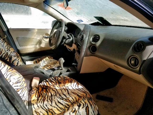 2G2WS522741307387 - 2004 PONTIAC GRAND PRIX GRAY photo 5