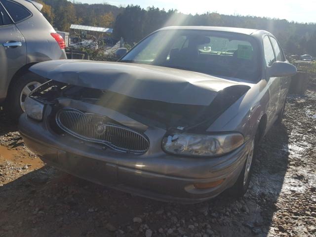 1G4HR54KX1U254287 - 2001 BUICK LESABRE LI BROWN photo 2