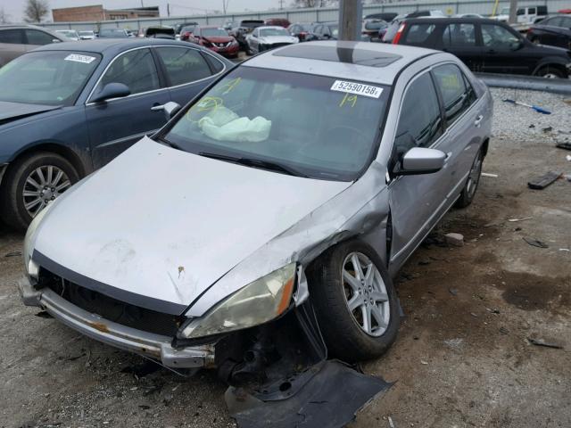 1HGCM66583A002800 - 2003 HONDA ACCORD SILVER photo 2