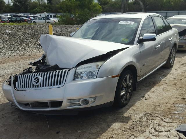 1MEHM42W48G620058 - 2008 MERCURY SABLE PREM SILVER photo 2