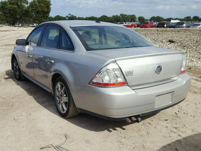 1MEHM42W48G620058 - 2008 MERCURY SABLE PREM SILVER photo 3