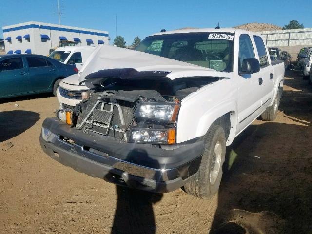 2GCEK13T041313913 - 2004 CHEVROLET SILVERADO WHITE photo 2