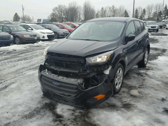 1FMCU0F78JUB62907 - 2018 FORD ESCAPE S BLACK photo 2