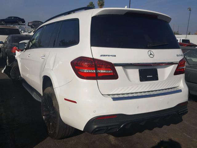 4JGDF7FE7JB079065 - 2018 MERCEDES-BENZ GLS 63 AMG WHITE photo 3