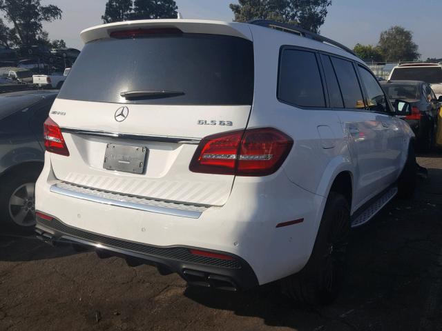 4JGDF7FE7JB079065 - 2018 MERCEDES-BENZ GLS 63 AMG WHITE photo 4