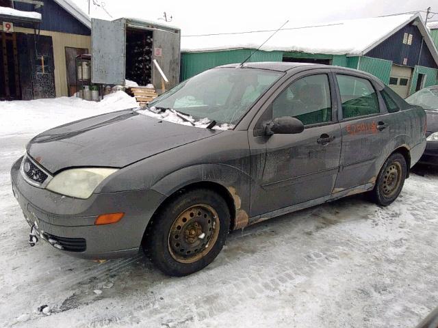 1FAFP34N67W144131 - 2007 FORD FOCUS ZX4 GRAY photo 2