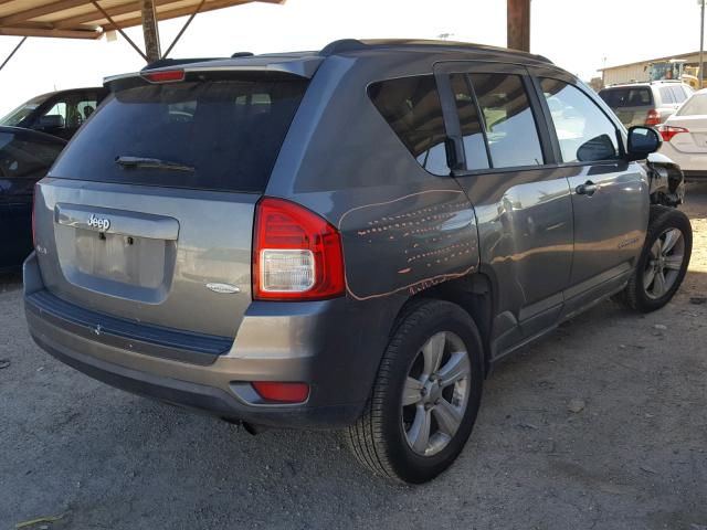 1J4NF1FBXBD202286 - 2011 JEEP COMPASS SP GRAY photo 4