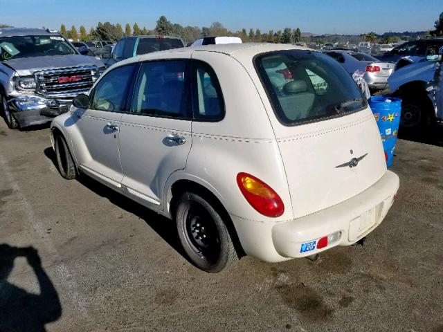 3C4FY48B74T309845 - 2004 CHRYSLER PT CRUISER WHITE photo 3