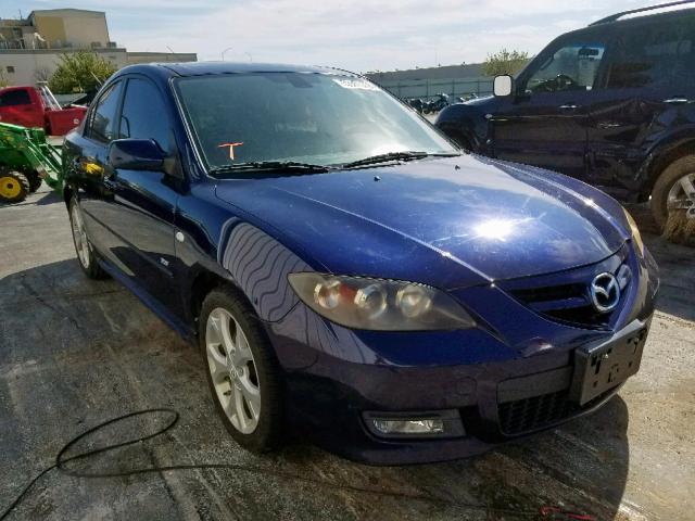 JM1BK323481115461 - 2008 MAZDA 3 S BLUE photo 1