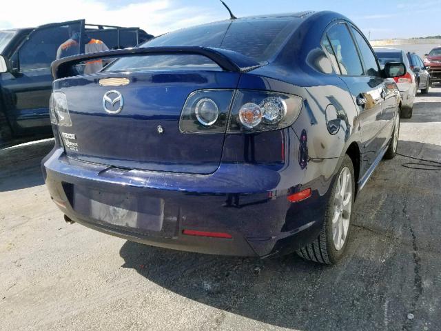 JM1BK323481115461 - 2008 MAZDA 3 S BLUE photo 4