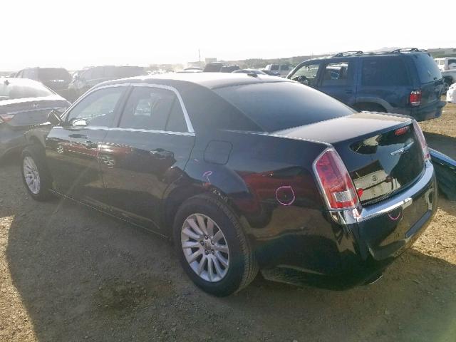 2C3CCAAG7DH633669 - 2013 CHRYSLER 300 BLACK photo 3