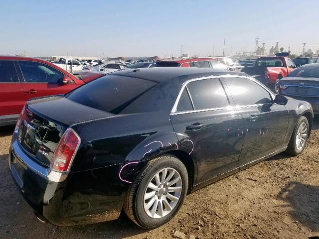 2C3CCAAG7DH633669 - 2013 CHRYSLER 300 BLACK photo 4