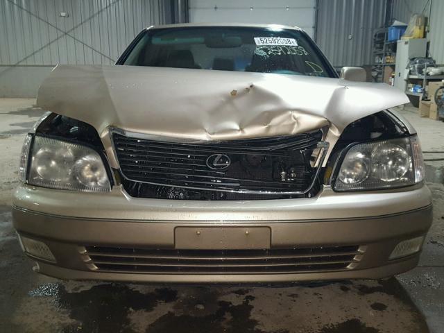 JT8BH28F6Y0167429 - 2000 LEXUS LS 400 TAN photo 9