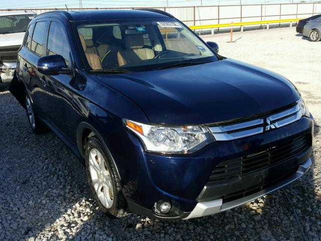 JA4AD3A33FZ008854 - 2015 MITSUBISHI OUTLANDER BLUE photo 1