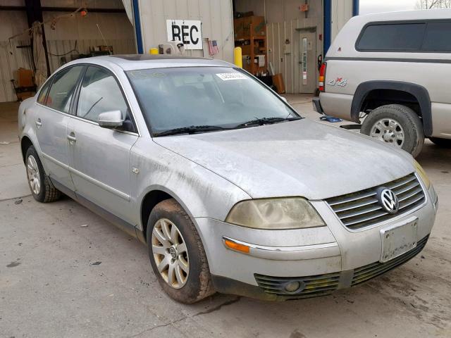 WVWPD63B22P365678 - 2002 VOLKSWAGEN PASSAT GLS SILVER photo 1