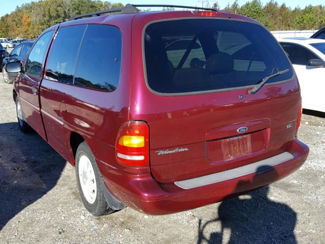 2FMZA51UXWBD62567 - 1998 FORD WINDSTAR W RED photo 3