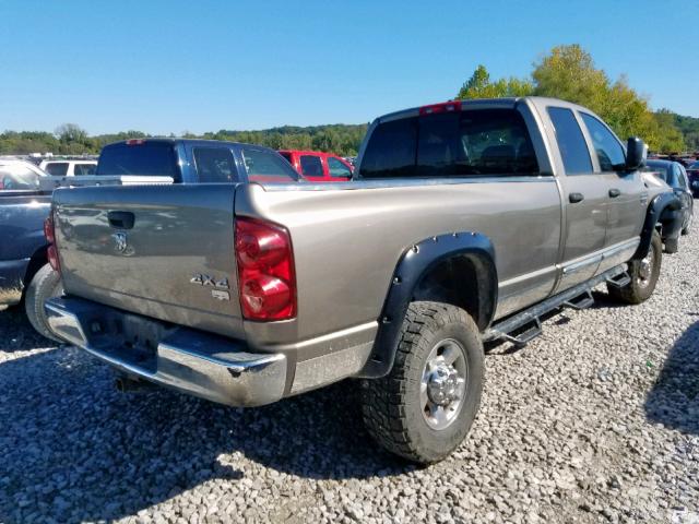 3D7MX38C57G720547 - 2007 DODGE RAM 3500 S TAN photo 4