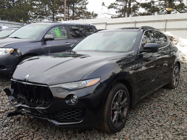 ZN661XUS9HX250687 - 2017 MASERATI LEVANTE BLACK photo 2