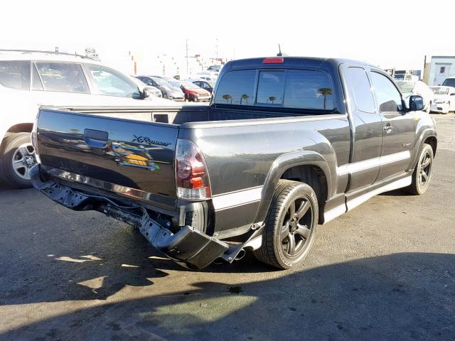 5TETU22N06Z197315 - 2006 TOYOTA TACOMA X-R BLACK photo 4