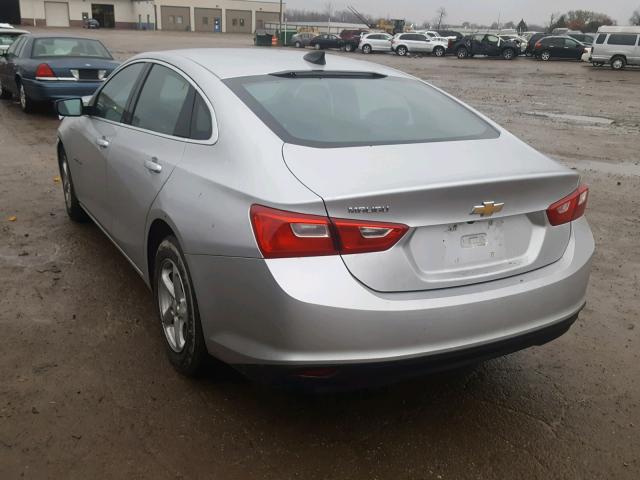 1G1ZB5ST4JF147922 - 2018 CHEVROLET MALIBU LS SILVER photo 3