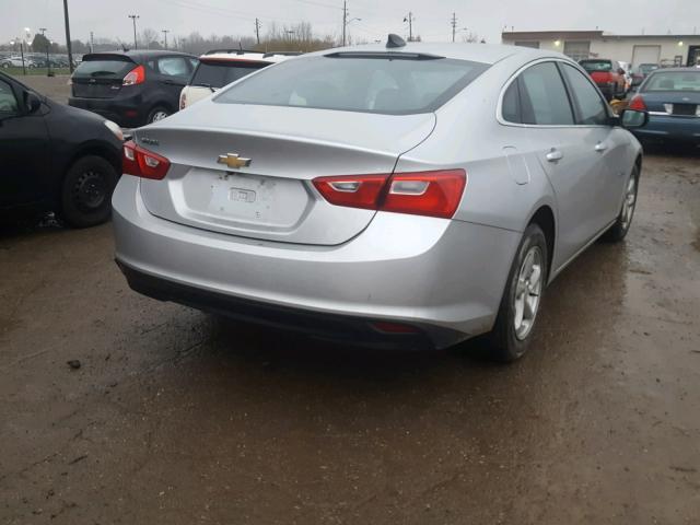 1G1ZB5ST4JF147922 - 2018 CHEVROLET MALIBU LS SILVER photo 4