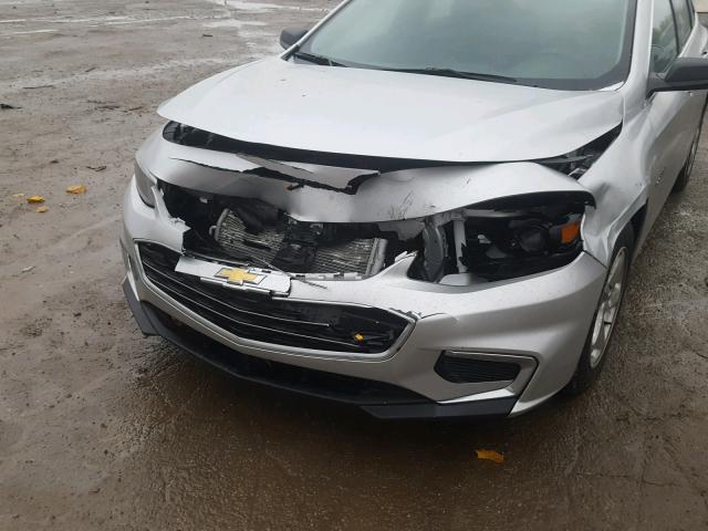 1G1ZB5ST4JF147922 - 2018 CHEVROLET MALIBU LS SILVER photo 9