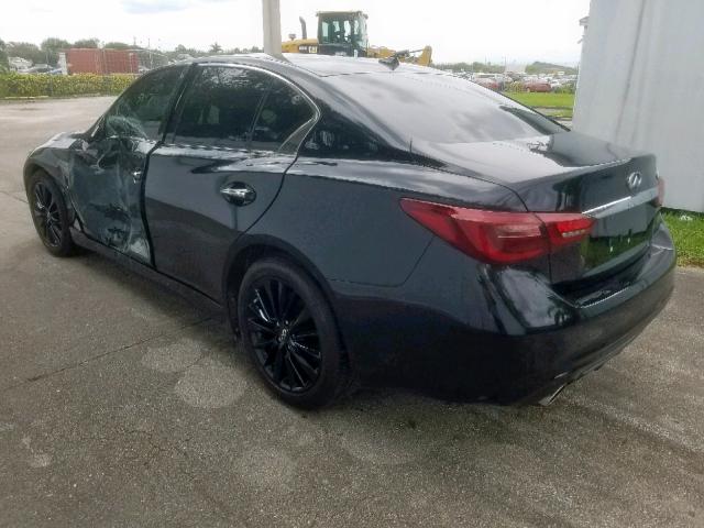 JN1EV7AP5KM540373 - 2019 INFINITI Q50 LUXE BLACK photo 3