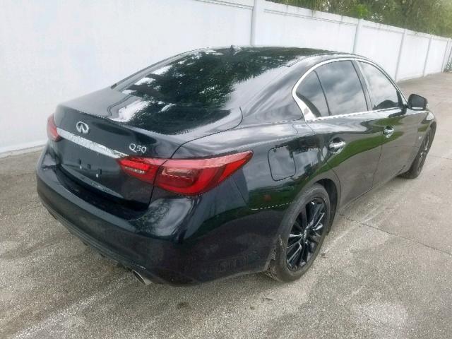 JN1EV7AP5KM540373 - 2019 INFINITI Q50 LUXE BLACK photo 4