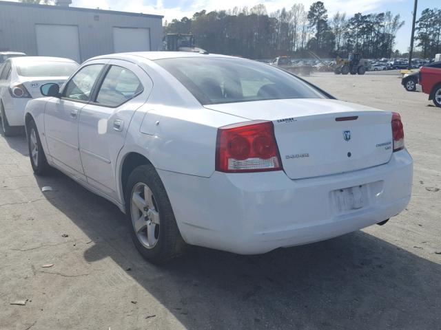 2B3CA3CV9AH277084 - 2010 DODGE CHARGER SX WHITE photo 3