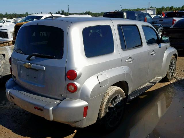 3GNCA13D58S662733 - 2008 CHEVROLET HHR LS SILVER photo 4