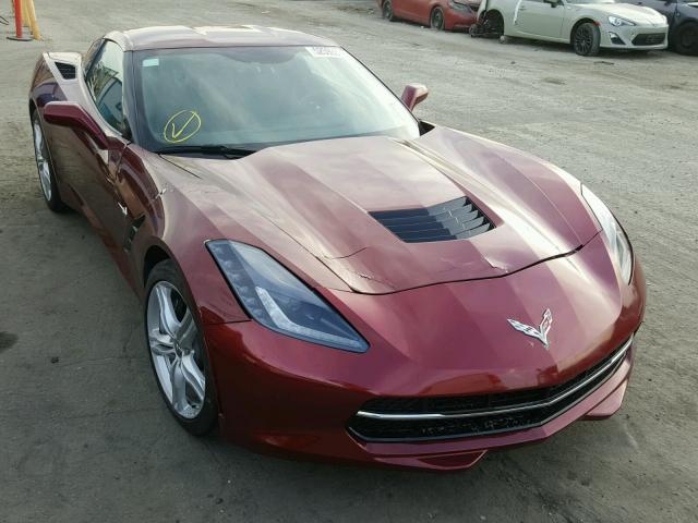 1G1YB2D7XG5114707 - 2016 CHEVROLET CORVETTE S MAROON photo 1