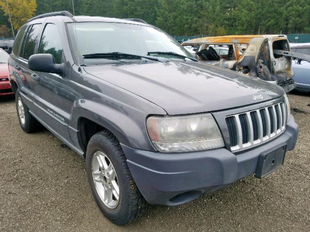 1J4GW48S64C312204 - 2004 JEEP GRAND CHER GRAY photo 1