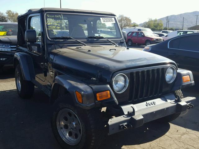 1J4FA39S34P801414 - 2004 JEEP WRANGLER X BLACK photo 1